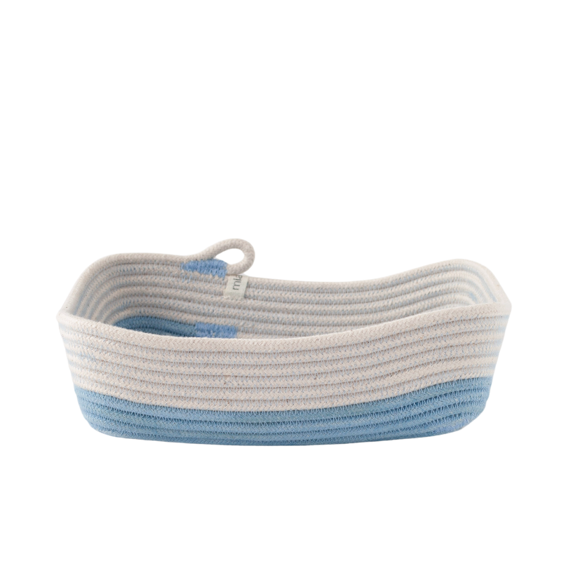 Rectangular Basket (S) - Bubblegum Blue Soft Serve (BSK124170W-S) Main Image